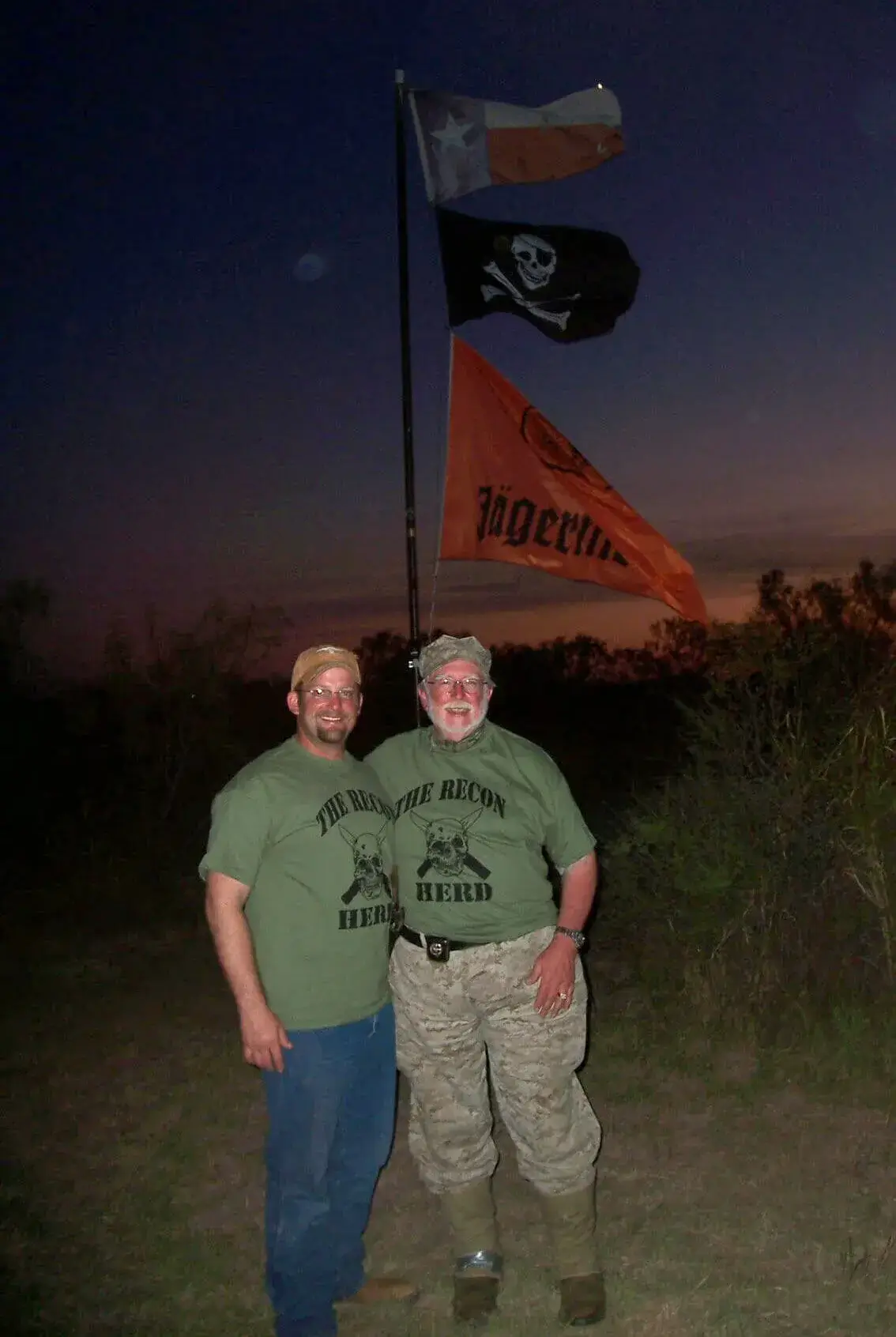 Matt Stroud with his dad, Don Stroud